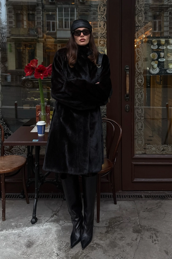 Вінтажна норкова шуба 