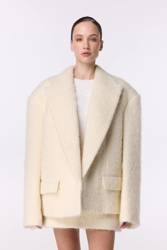Soft alpaca coat-jacket - photo 3