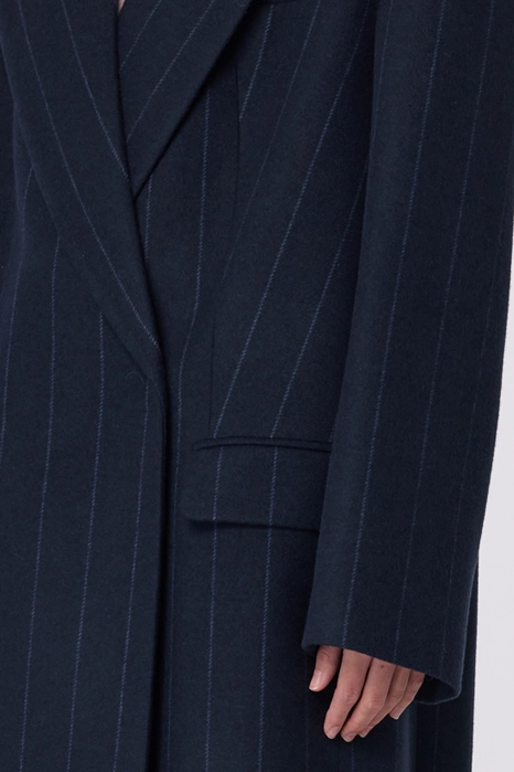 Straight cut oversized coat