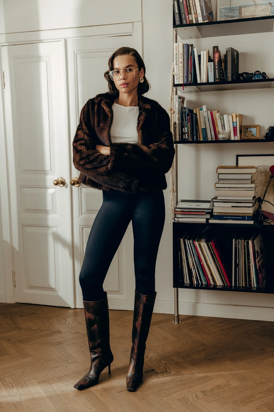 Вінтажна норкова шуба 