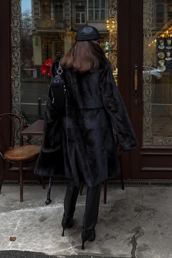 Вінтажна норкова шуба 