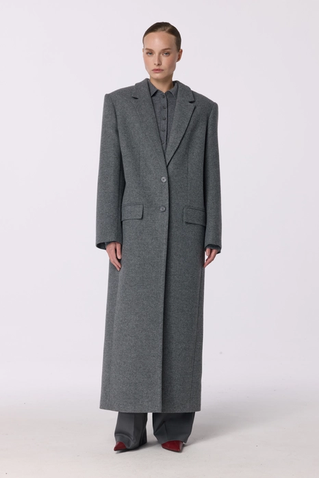 Пальто прямого крою