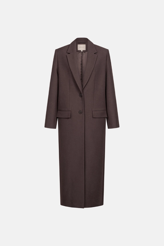 Пальто прямого крою 