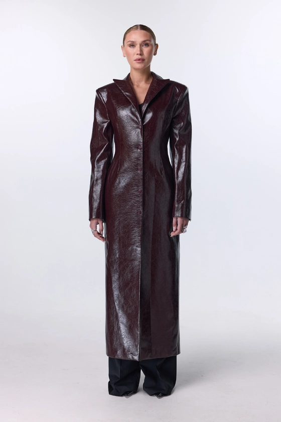 Тренч з екошкіри 