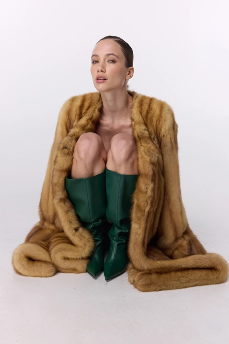 Вінтажна шуба з соболя