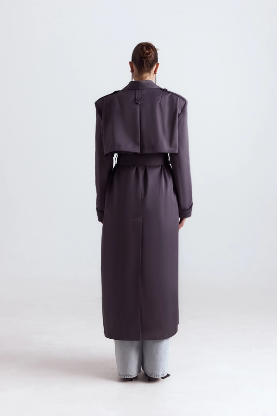 Тренч оверсайз довгий 