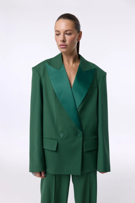 Opulent wool blazer - photo 3