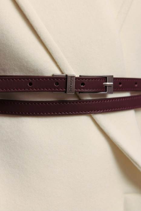 Double leather strap
