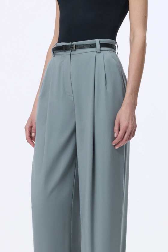 Relaxed wool pants - photo 5