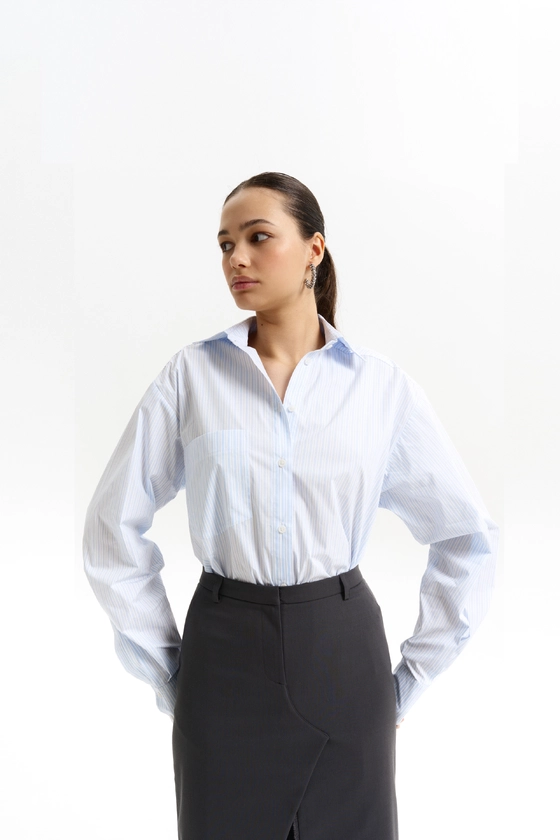 Сорочка котонова оверсайз 