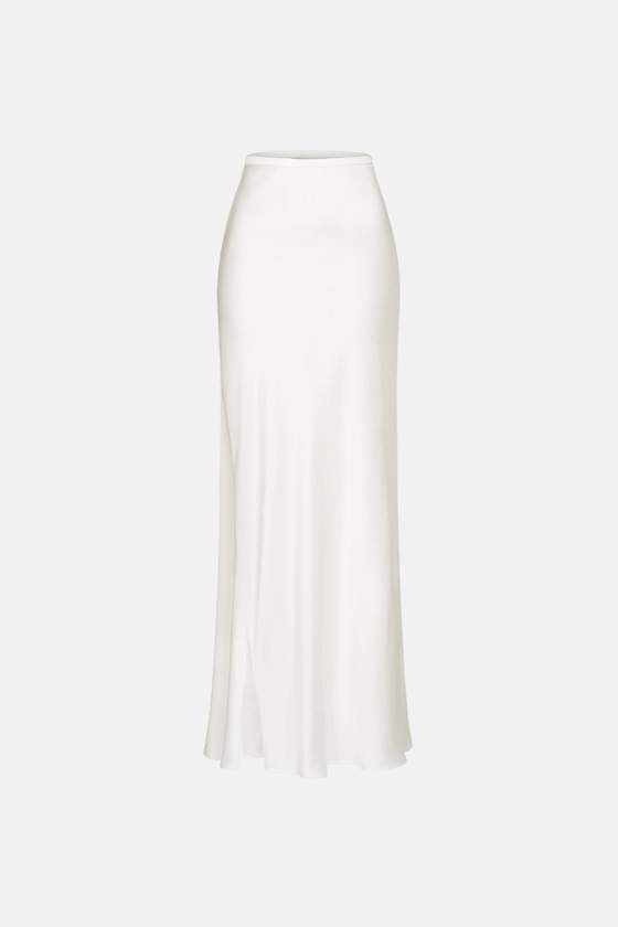 Спідниця атласна максі 