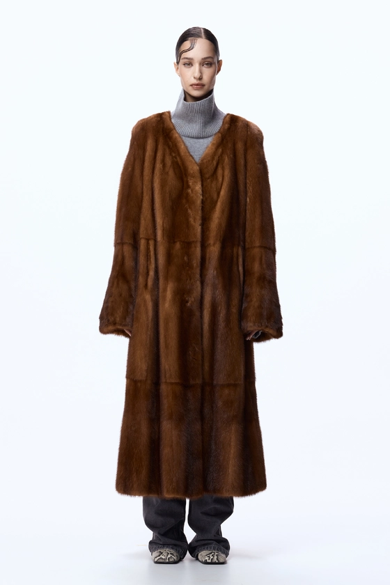 Вінтажна норкова шуба 