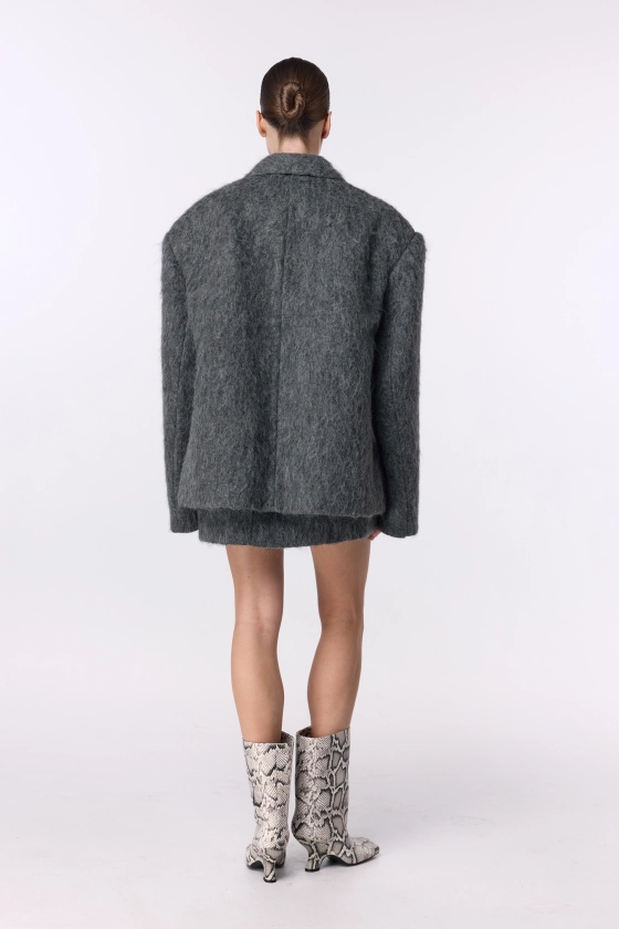 Soft alpaca coat-jacket - photo 4