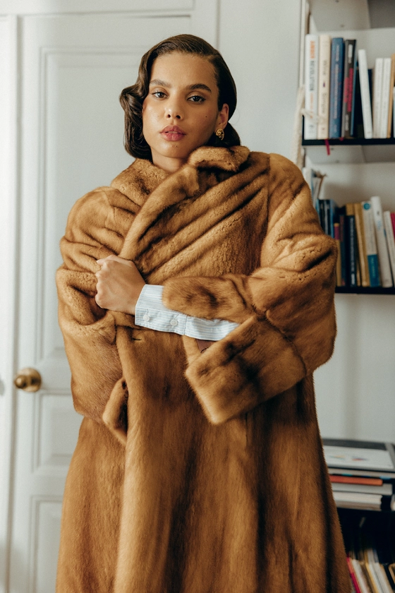 Вінтажна норкова шуба Nafa Mink 