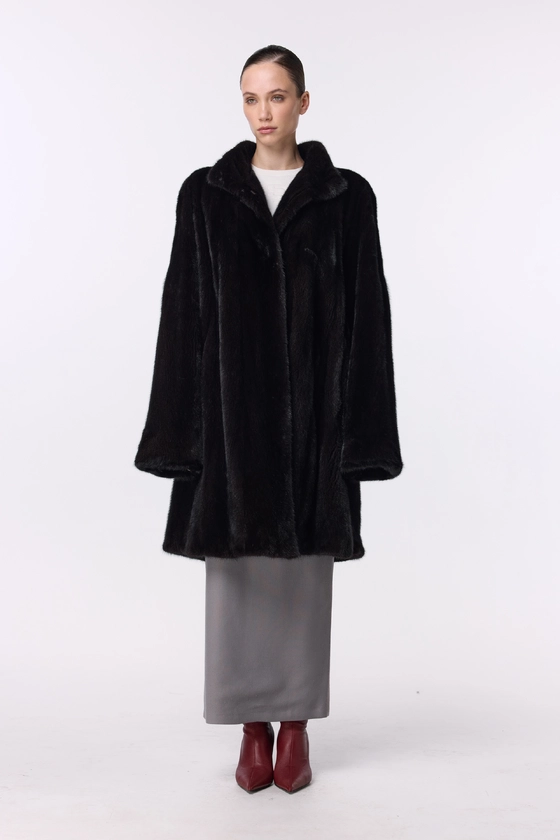 Вінтажна норкова шуба 