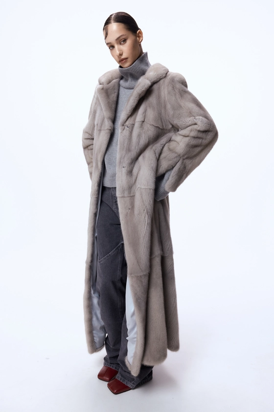 Вінтажна норкова шуба Saga 