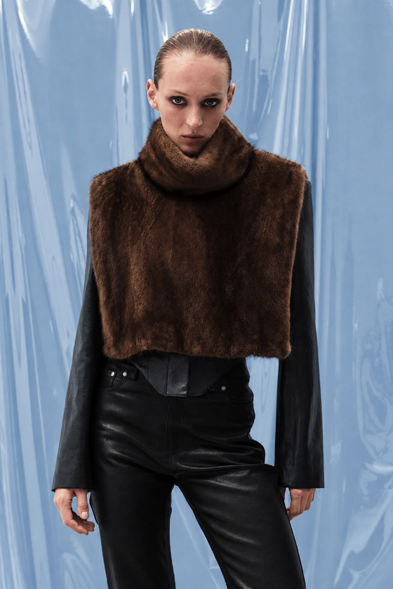 Vintage Mink Dickey - photo 1