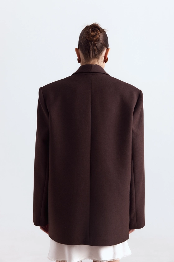 Пальто-жакет оверсайз 