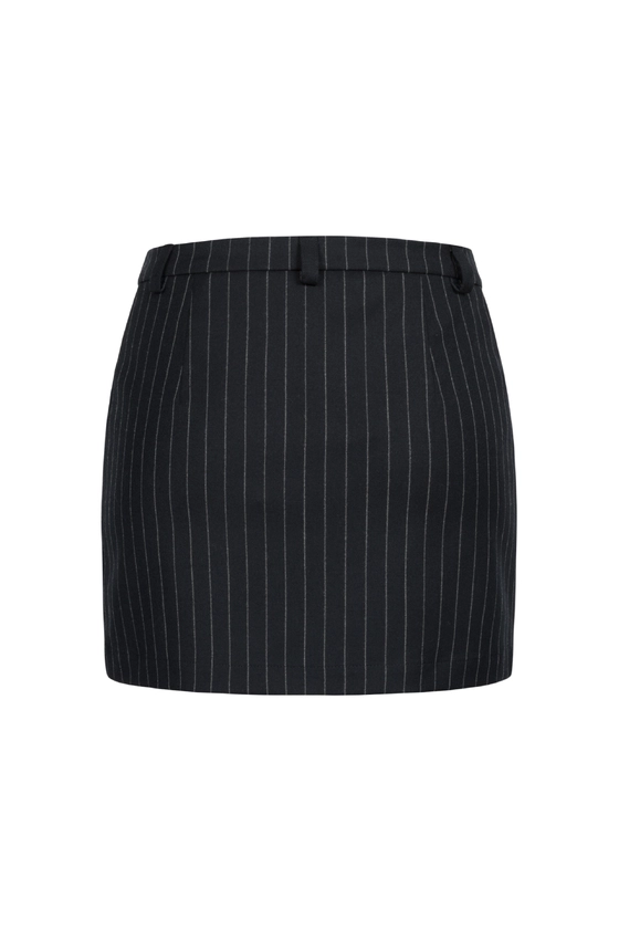 Спідниця вовняна міні з середньою посадкою 