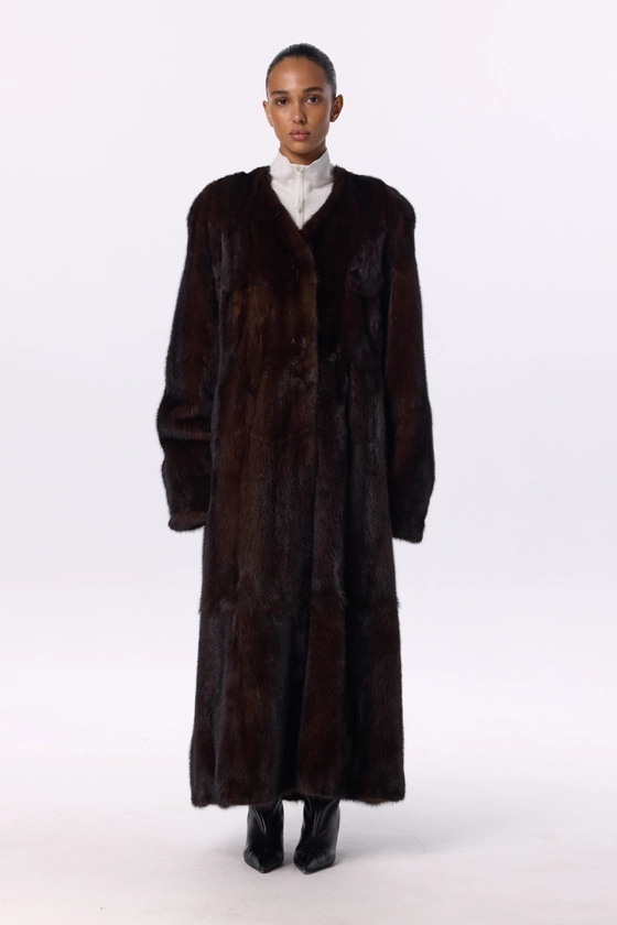 Вінтажна норкова шуба 