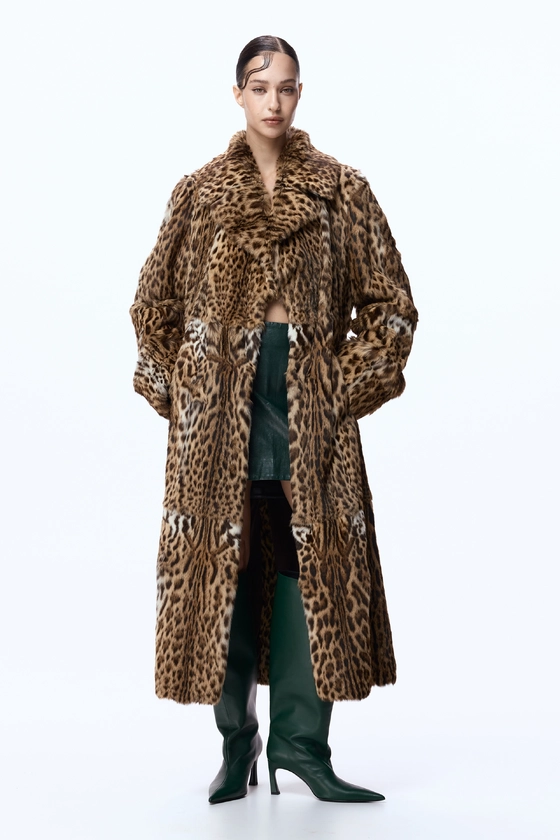 Вінтажна оцелотова шуба 