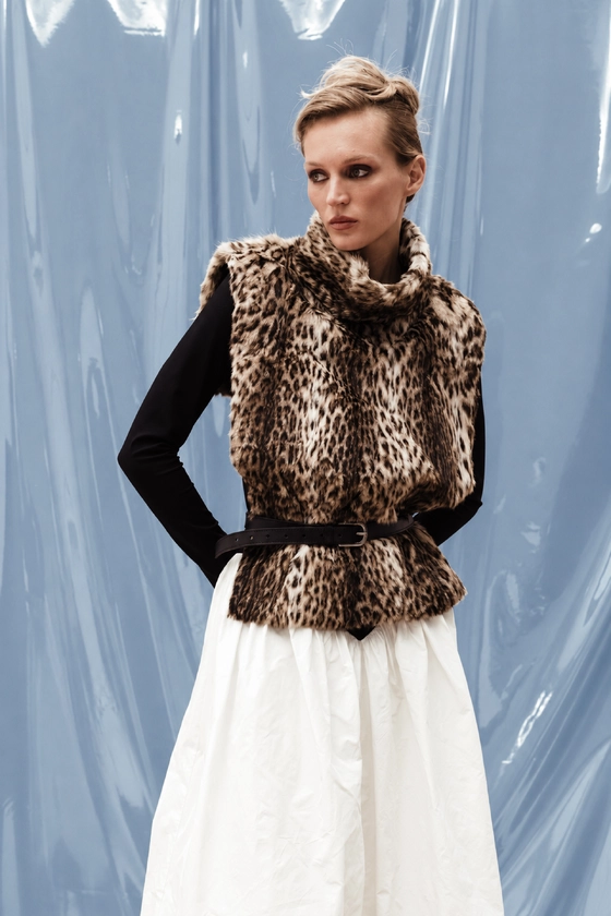 Vintage Jungle Cat Fur Dickey - photo 3
