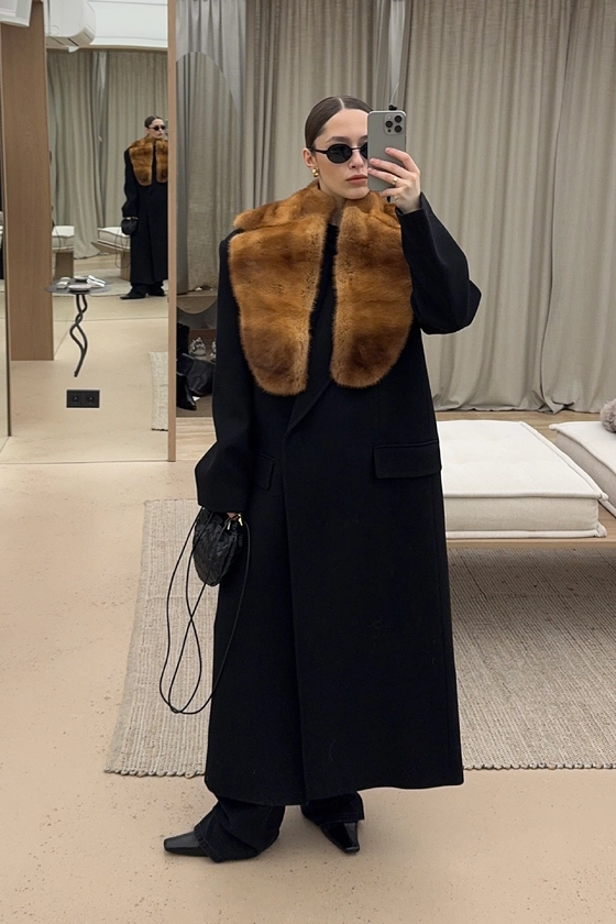 Комір Vintage Mink fur 