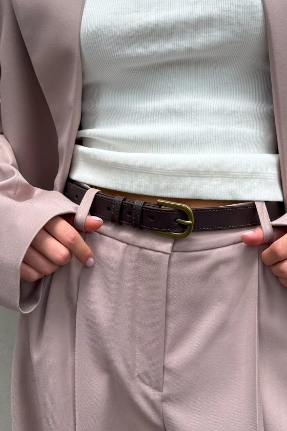 Leather belt - photo 4