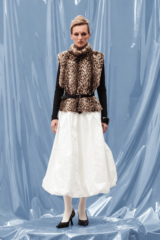 Vintage Jungle Cat Fur Dickey - photo 1