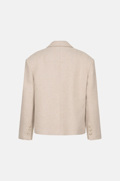 Пальто-жакет оверсайз з трикутничком