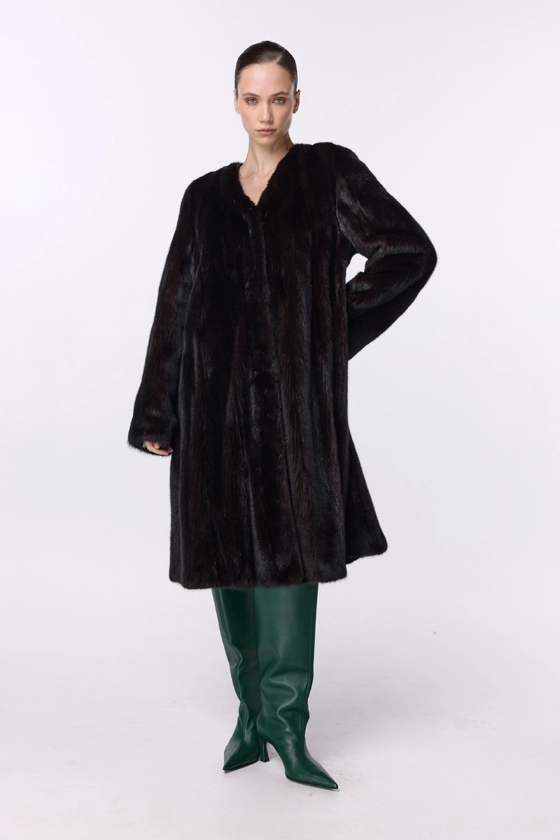 Вінтажна норкова шуба 