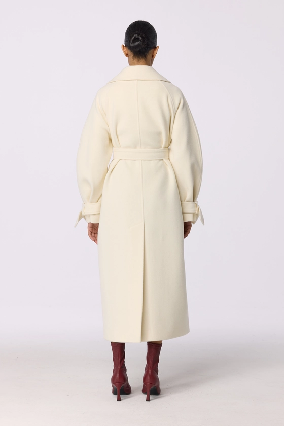 Пальто максі зі спущеним рукавом 