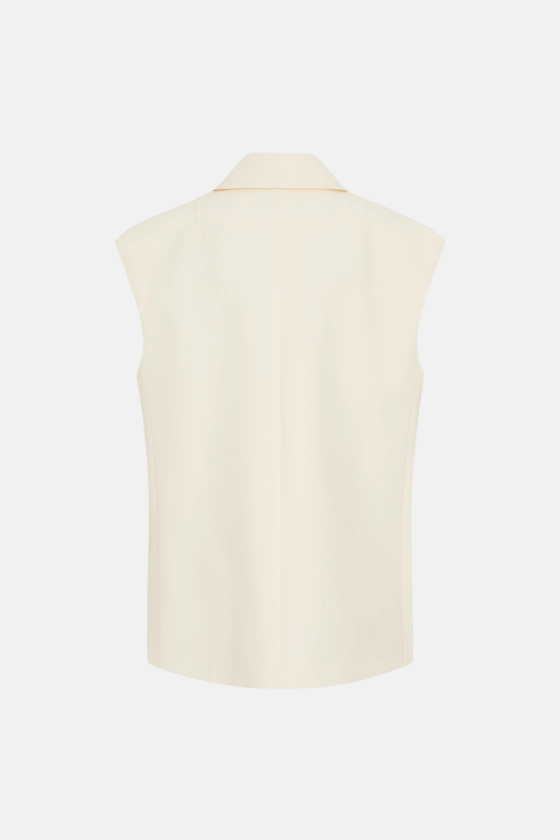 Oversized cotton vest - photo 2