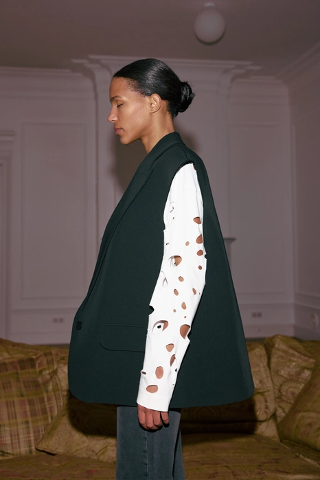 Жилет котоновий оверсайз