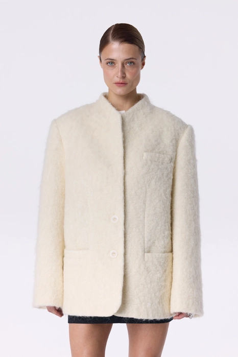 Пальто-жакет Lucid з альпаки