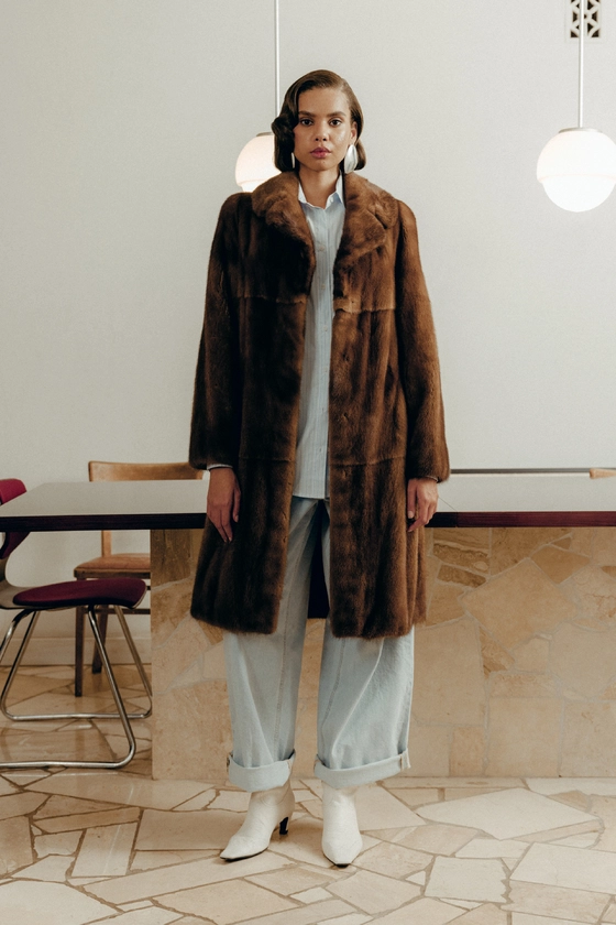 Вінтажна норкова шуба Nafa Mink 