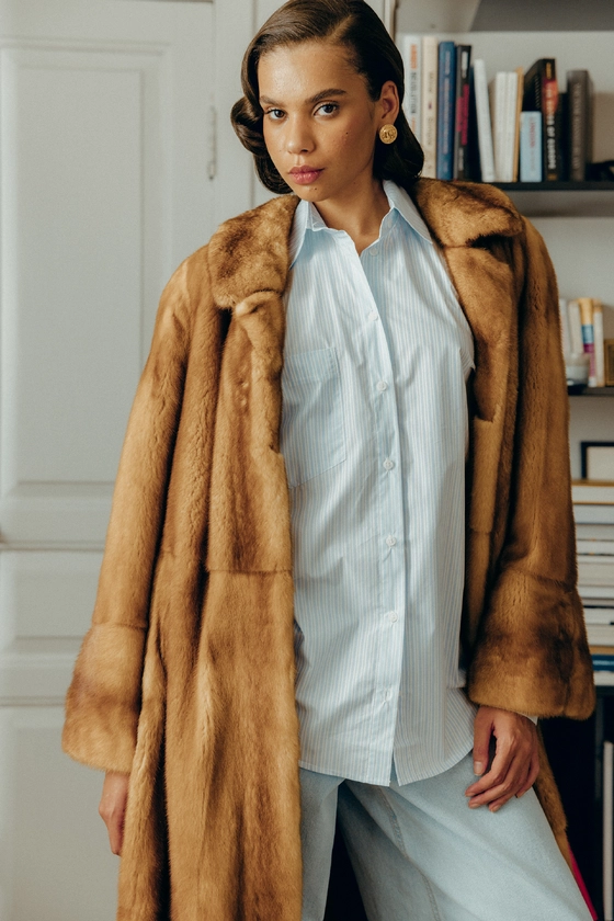 Вінтажна норкова шуба Nafa Mink 