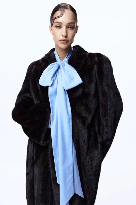 Вінтажна норкова шуба BlackGlama