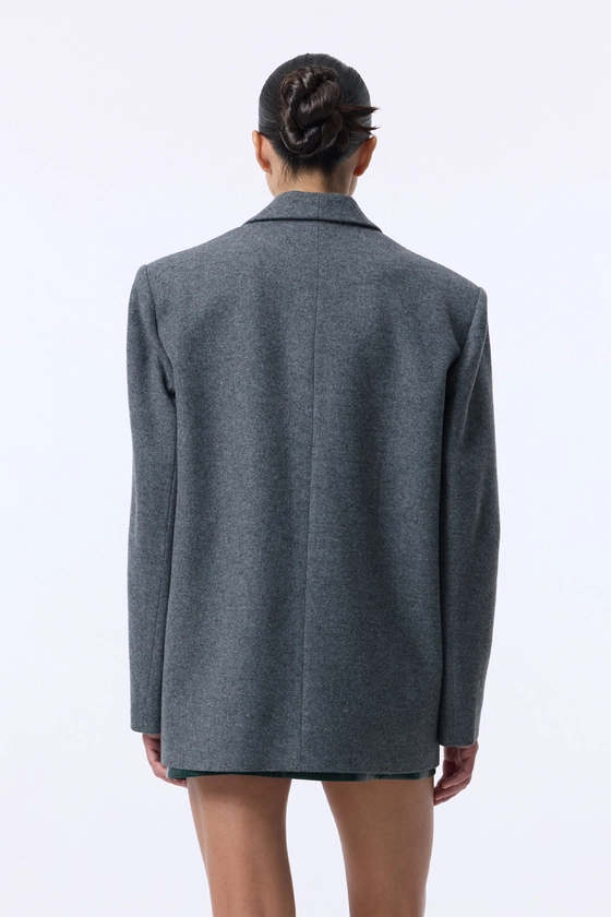 Пальто-жакет оверсайз 