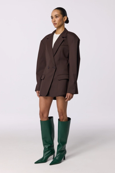 Fitted wool blazer