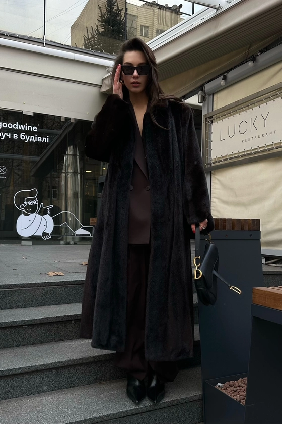 Вінтажна норкова шуба 