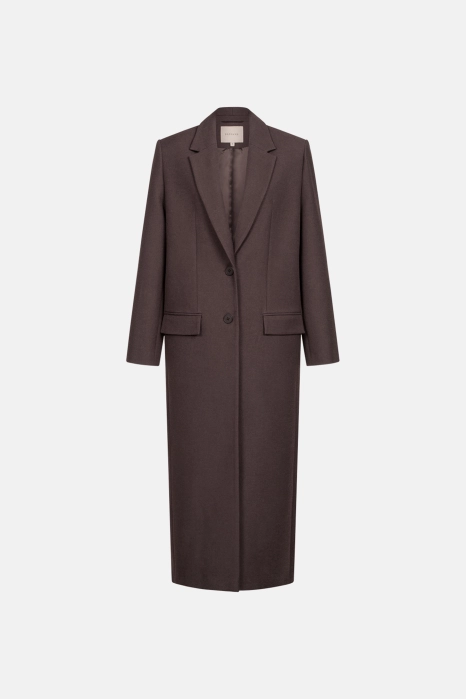Straight cut coat