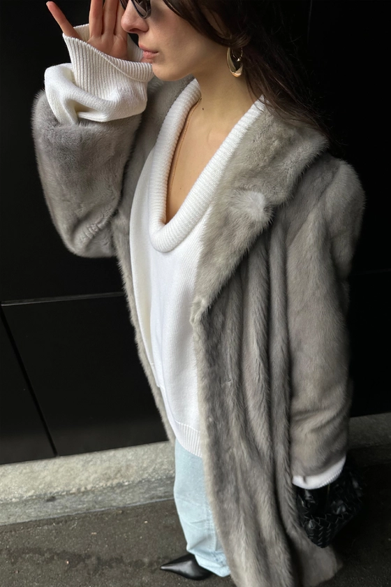 Вінтажна норкова шуба 