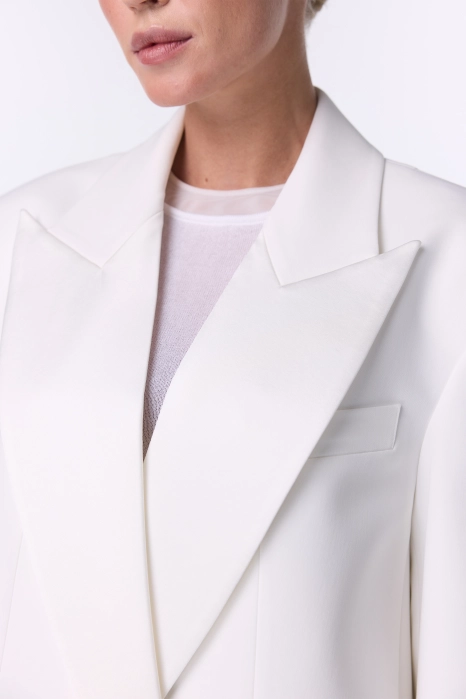 Opulent cotton blazer