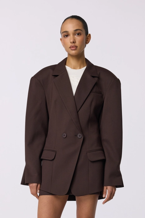 Fitted wool blazer