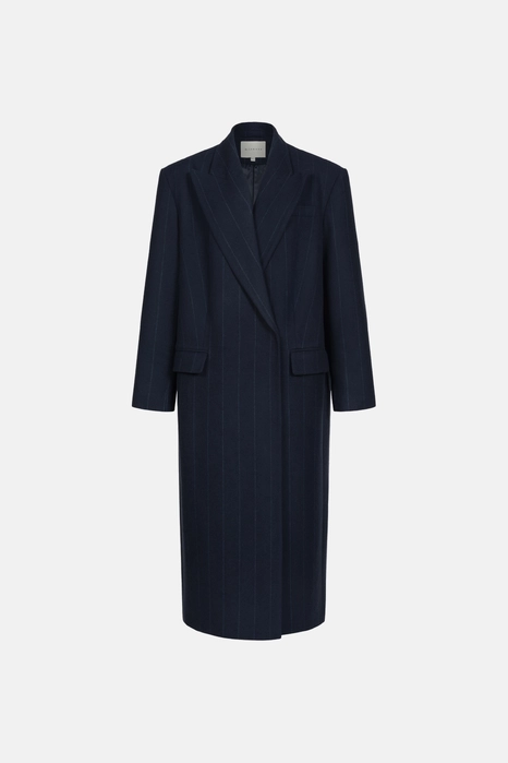 Straight cut oversized coat