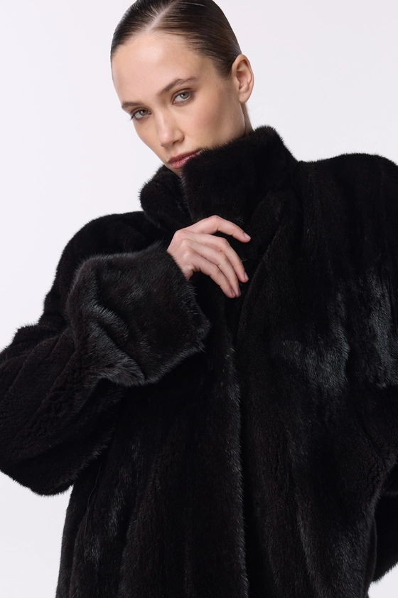 Вінтажна норкова шуба 