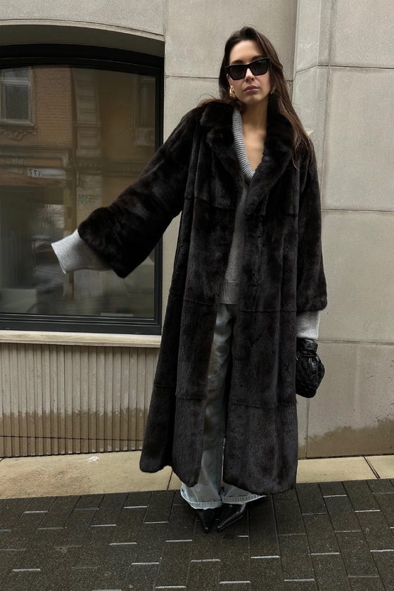 Вінтажна норкова шуба 