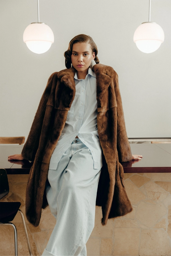 Вінтажна норкова шуба Nafa Mink 