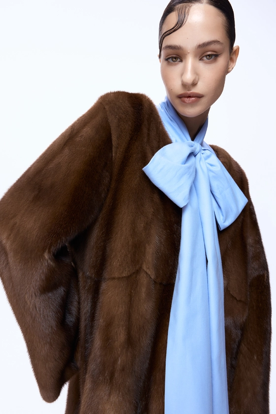 Вінтажна норкова шуба 